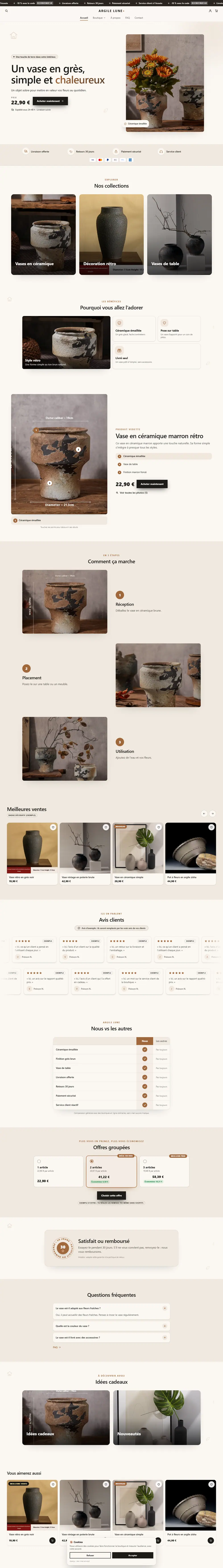 Boutique · Maison : Argile Lune (capture réelle)