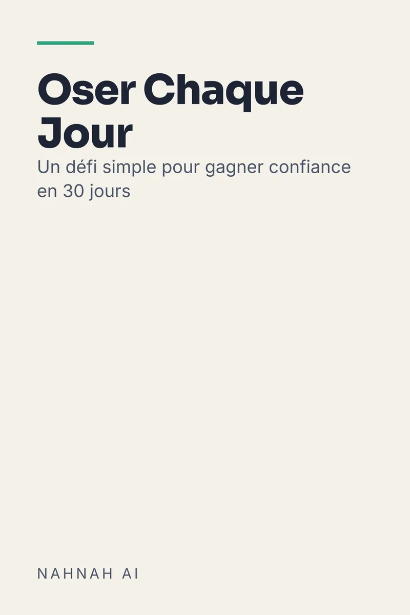 Couverture de « Oser Chaque Jour »